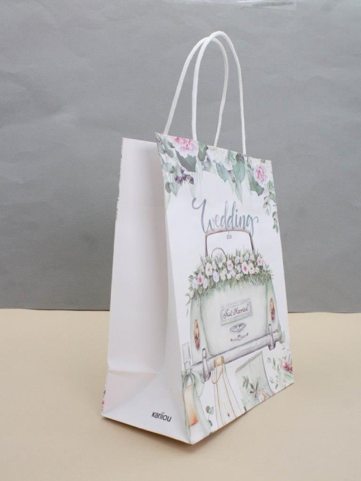 Пакет подарочный «Mr&amp;Mrs», car (26*32*12) 