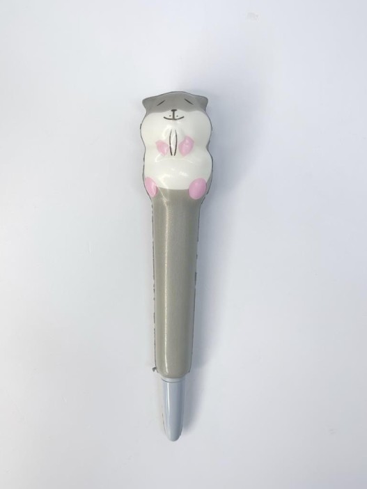Ручка-сквиш "Hamster seed", grey 