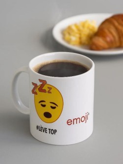 Кружка керамическая "Эмодзи Level Top", в подарочной упаковке (325 мл)