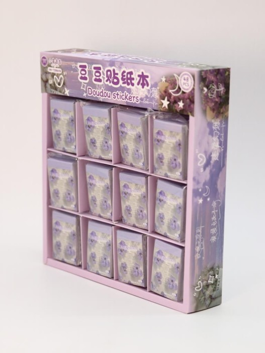 Наклейки &quot;Cozy atmosphere&quot;, purple, шоу-бокс 48 шт. 