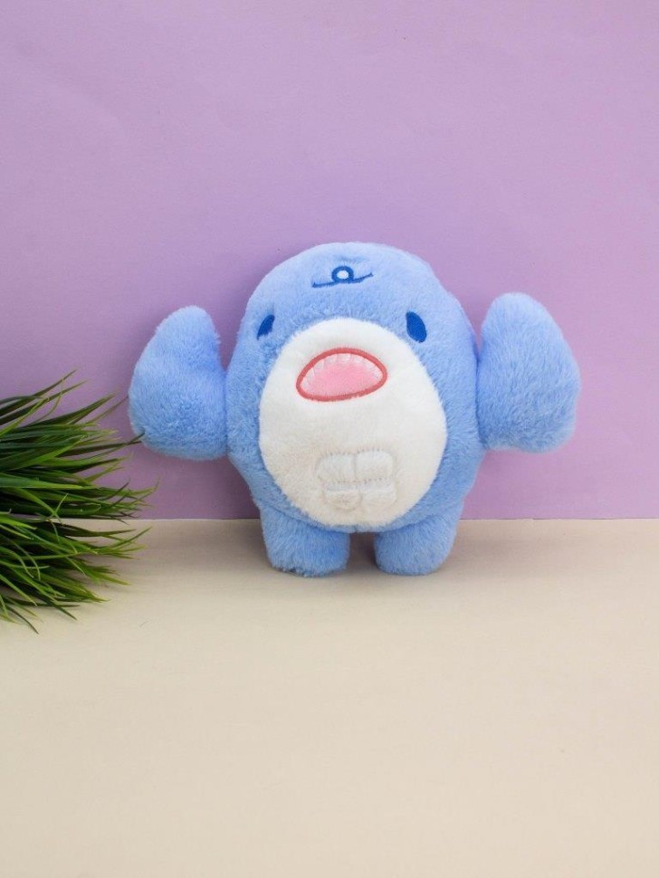 Мягкая игрушка (3+) "Сильная Акула", синяя