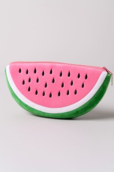 Пенал плюшевый "Juicy watermelon", pink (22*12 см)