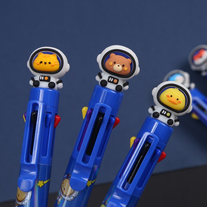 Разноцветная ручка 8 в 1 "Space team", bear