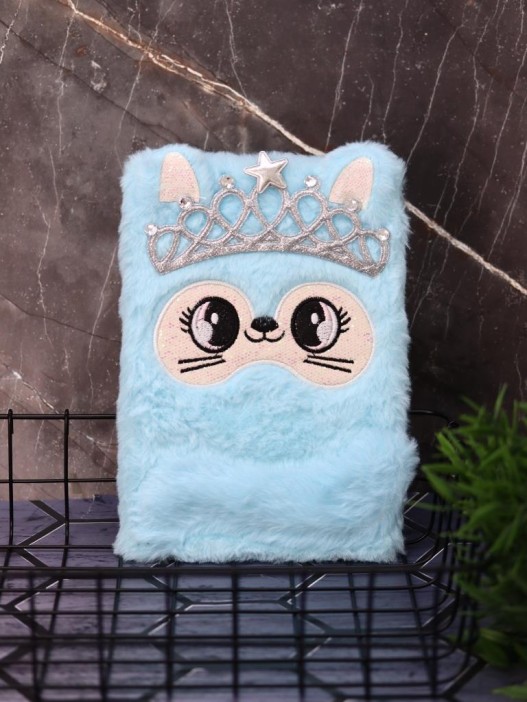 Блокнот плюшевый «Princess cat», mix, 21х14,5 см, плотность 80 гр. 