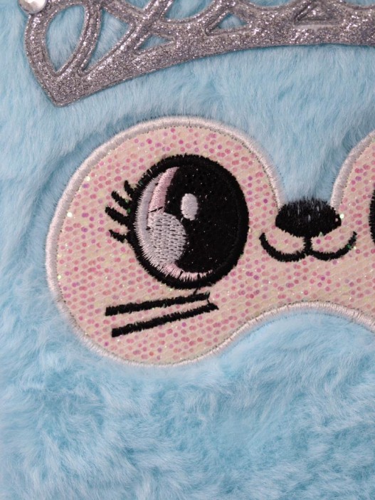 Блокнот плюшевый «Princess cat», mix, 21х14,5 см, плотность 80 гр. 