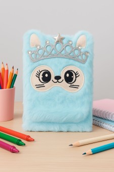 Блокнот плюшевый «Princess cat», mix, 21х14,5 см, плотность 80 гр.