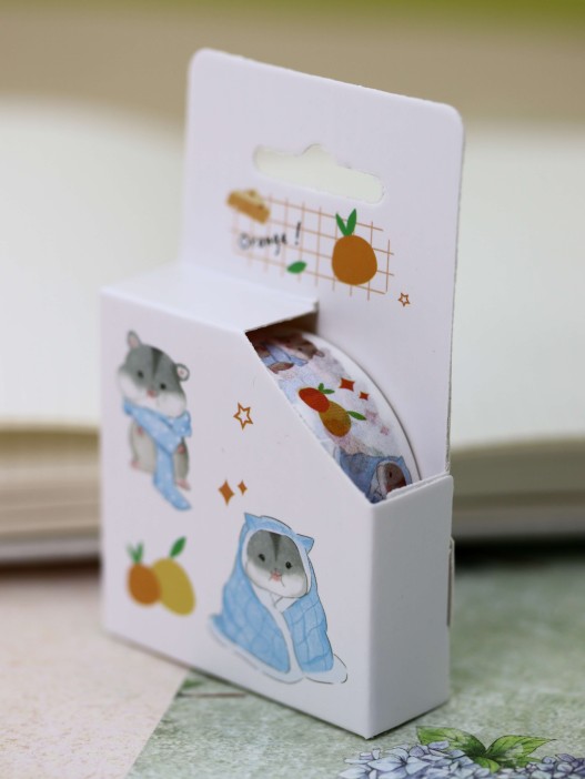 Декоративный скотч «Hamster», orange 