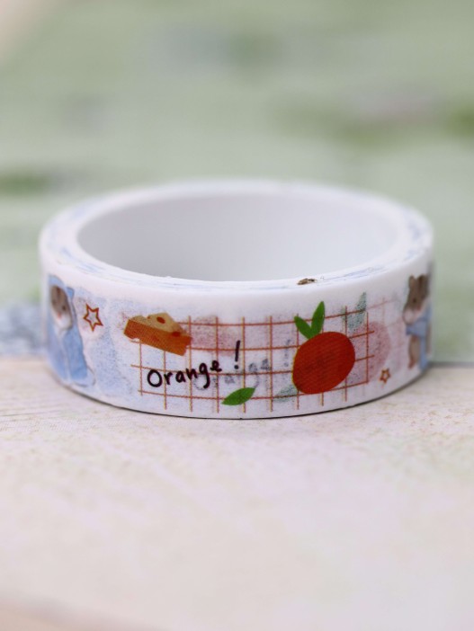 Декоративный скотч «Hamster», orange 