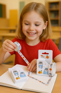 Декоративный скотч «Hamster», orange