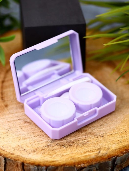 Контейнер для линз «Nice duck», purple 