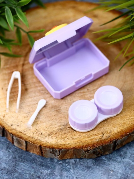 Контейнер для линз «Nice duck», purple 