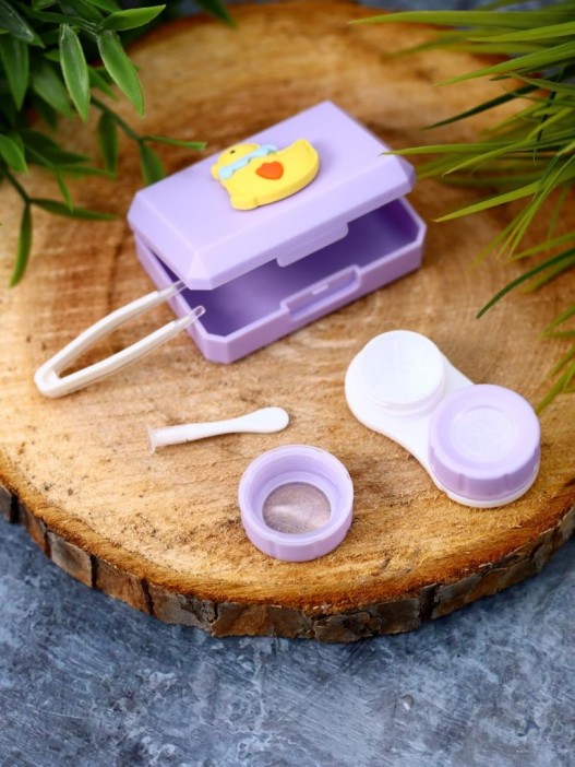 Контейнер для линз «Nice duck», purple 