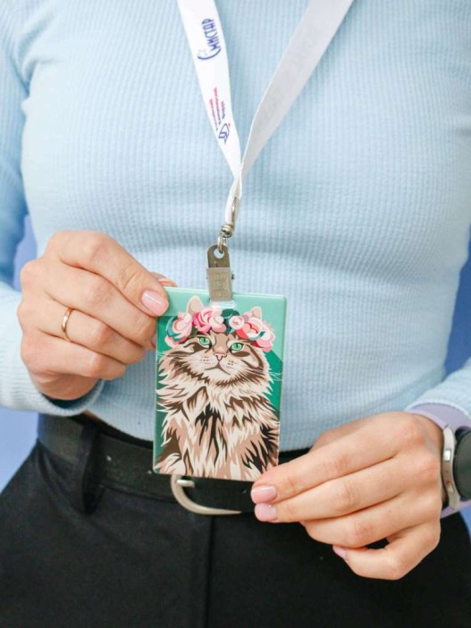 Держатель для карт «Beautiful cat» (6,5 х 10,4 см) 