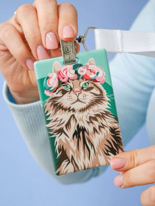 Держатель для карт «Beautiful cat» (6,5 х 10,4 см) 