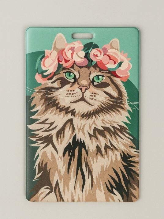 Держатель для карт "Красивый кот" (6,5 х 10,4 см)
