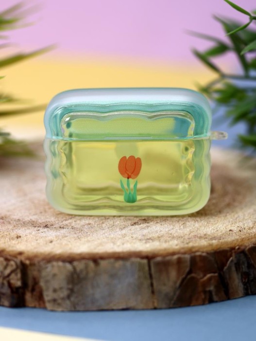 Чехол для AirPods Pro &quot;Flower&quot;, green 