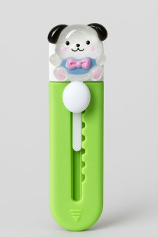 Канцелярский нож "Glass dog", green