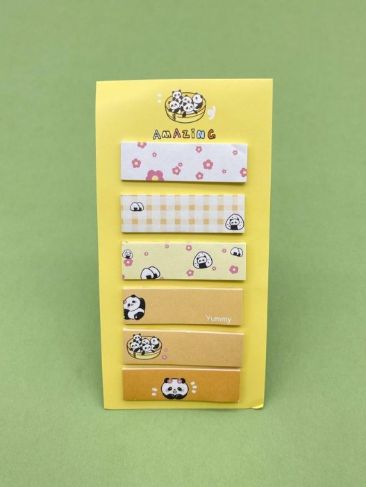 Стикеры &quot;Panda life&quot;, yellow 