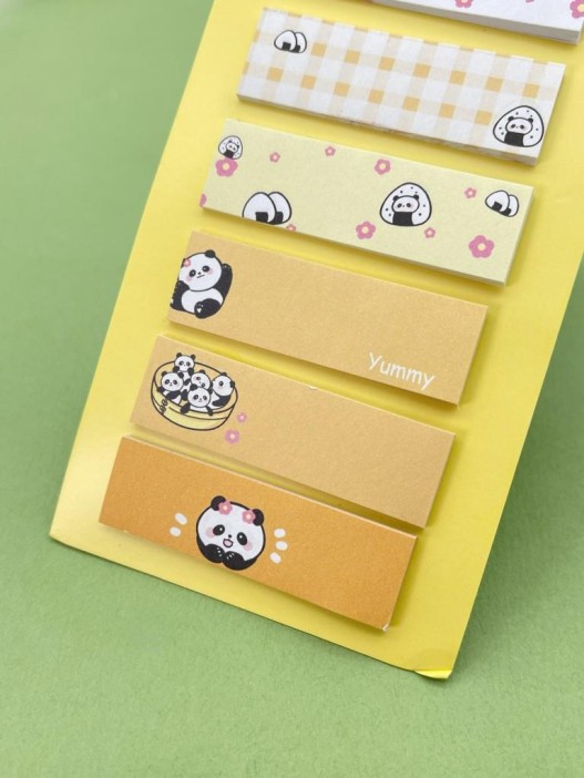 Стикеры &quot;Panda life&quot;, yellow 