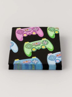 Салфетки бумажные 10 шт. "Game over" (33*33 см)