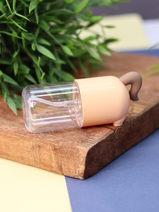 Дорожная бутылочка &quot;Tail&quot;, beige (50 ml) 