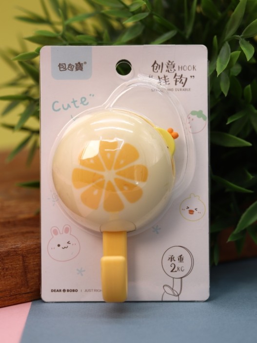 Крючок на липучке «Hello orange», yellow 