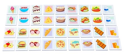 Игра настольная "Найди пару. MEMORY. ВКУСНЯШКИ", с карточками 