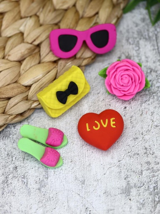 Ластики &quot;Red love&quot;, шоу-бокс 12 шт. 