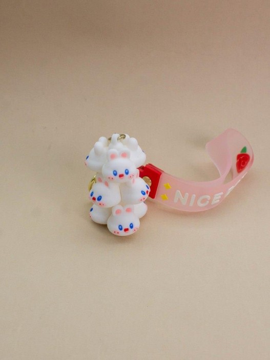 Брелок &quot;Bunny family&quot;,  white (6,5 см) 