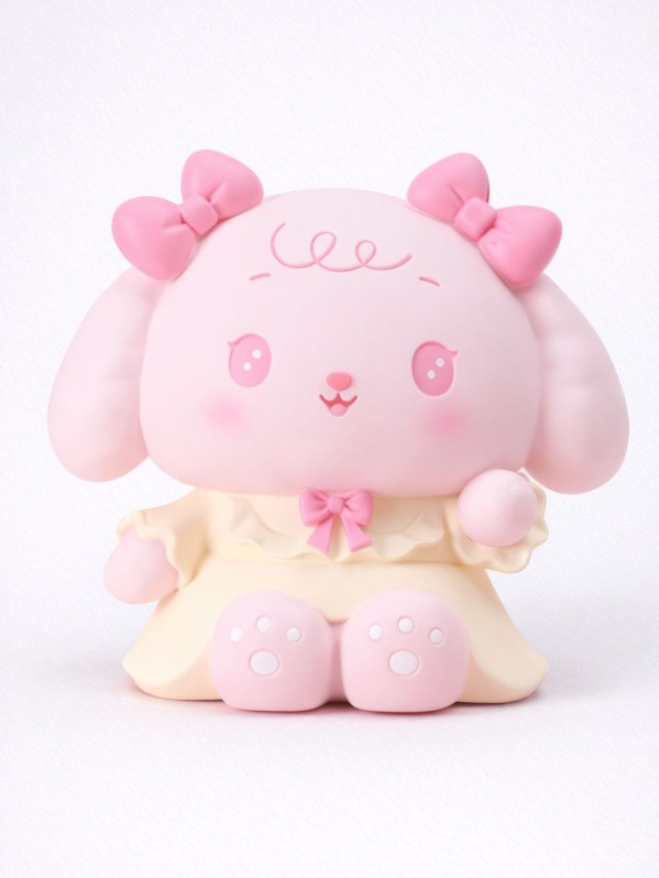 Копилка «Scholar hare», pink (17 см), пластик 