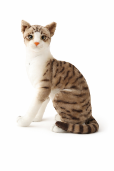 Мягкая игрушка "Gracious cat", brown (20х13см)