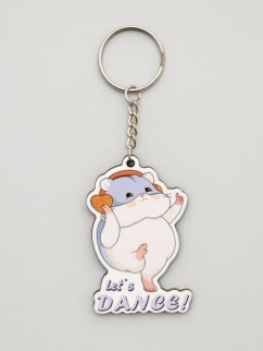 Брелок ECO из дерева &quot;Let&#039;s dance&quot;