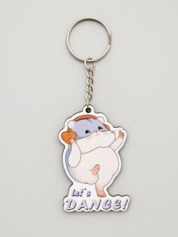 Брелок ECO из дерева "Let's dance"