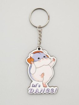 Брелок ECO из дерева "Let's dance"