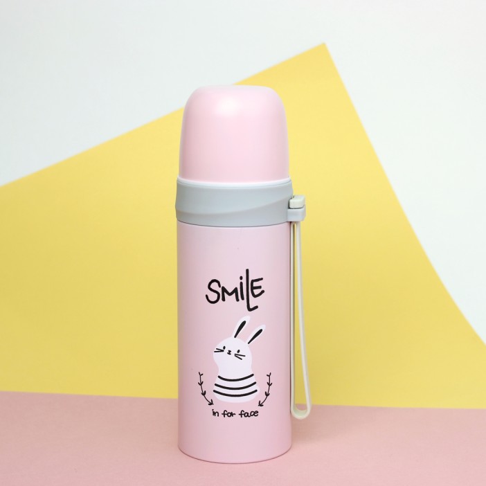 B-HS-6728-Z ТЕРМОС &quot;Smile&quot; rabbit 350ml 