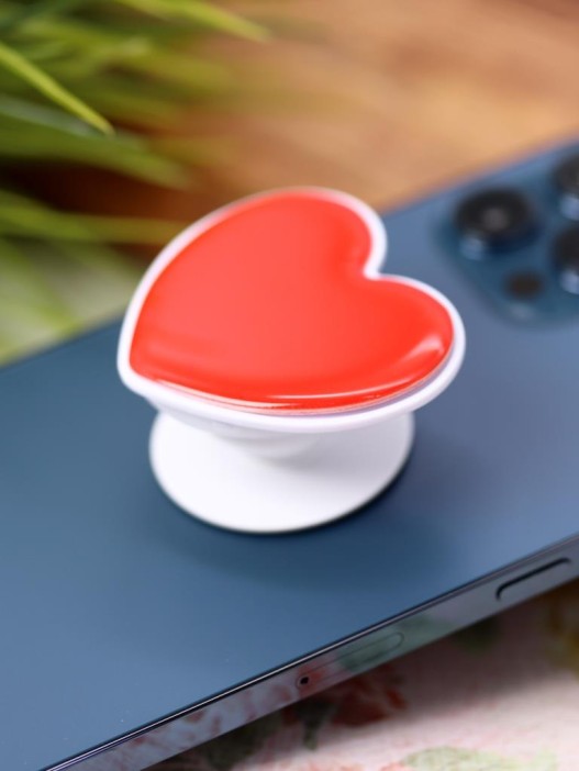 Попсокет &quot;Heart&quot;, bright red 