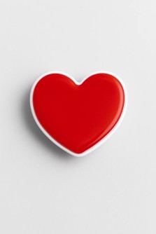 Попсокет "Heart", bright red