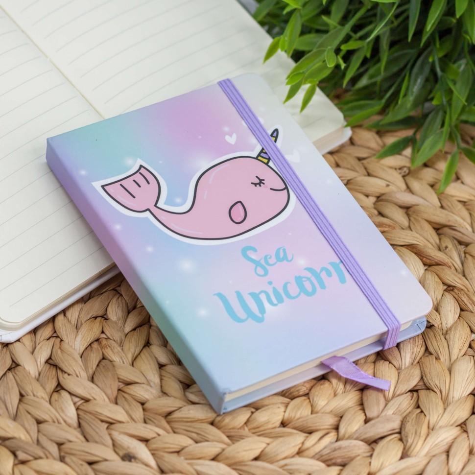 Блокнот (A6) "Whalecorn sea unicorn", (14.5*10.5)