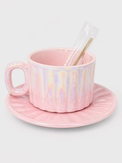 Кружка "Гламур", розовая (260 мл)