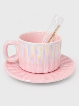 Кружка "Гламур", розовая (260 мл)