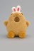 Мягкая игрушка "Капибара в ободке с ушками", коричневая, 25 см