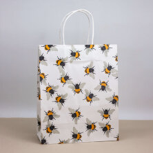 Пакет подарочный (M) "Many bees" (26*32*12)