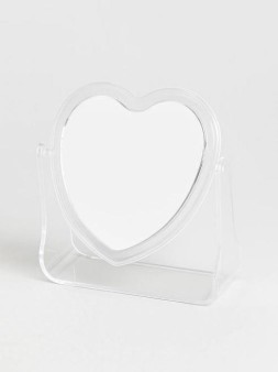 Зеркало настольное "Crystal heart", 16*15.2 см