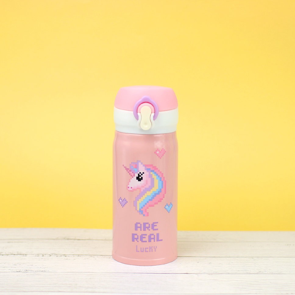 Термос "Unicorn", pink (350ml)