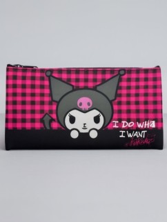 Пенал плоский &quot;Kuromi. I do what I want&quot; (20,5*10,8 см)
