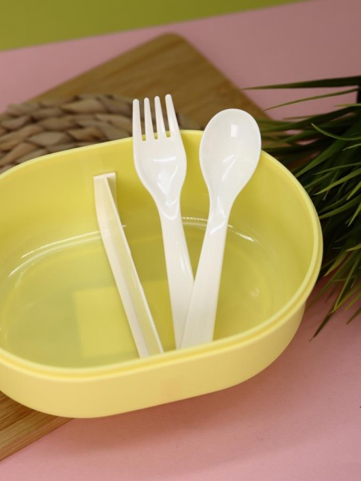 Ланчбокс &quot;Eyeball fruits&quot;, yellow 