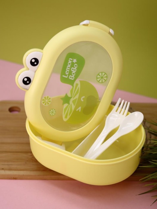 Ланчбокс &quot;Eyeball fruits&quot;, yellow 
