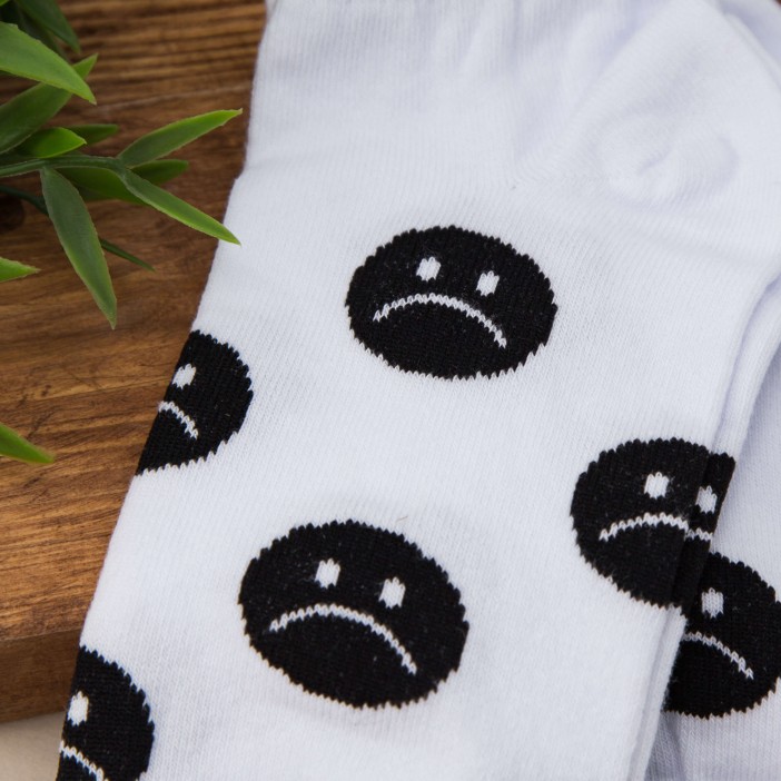 Носки женские "Sad smile", р. 35-40 