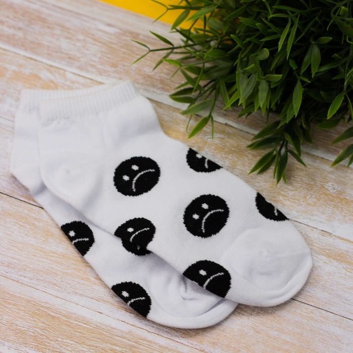 Носки женские "Sad smile", р. 35-40 