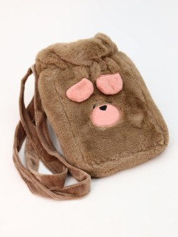 Грелка плюшевая с ремешком "Fluffy friends", capybara, 400 мл 20*14 см)